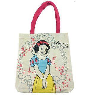 日本 迪士尼 白雪公主 帆布 手提袋//購物袋