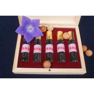 【阿里山小姑娘】【最值得珍藏的禮物】【台灣薄荷精油10ml 5入精緻木盒組】