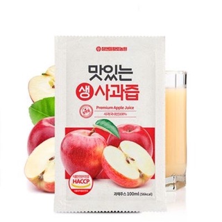 特價 韓國 原裝進口 純天然 無添加 Hwangto Farm 100%美味純粹蘋果汁（單包）代購
