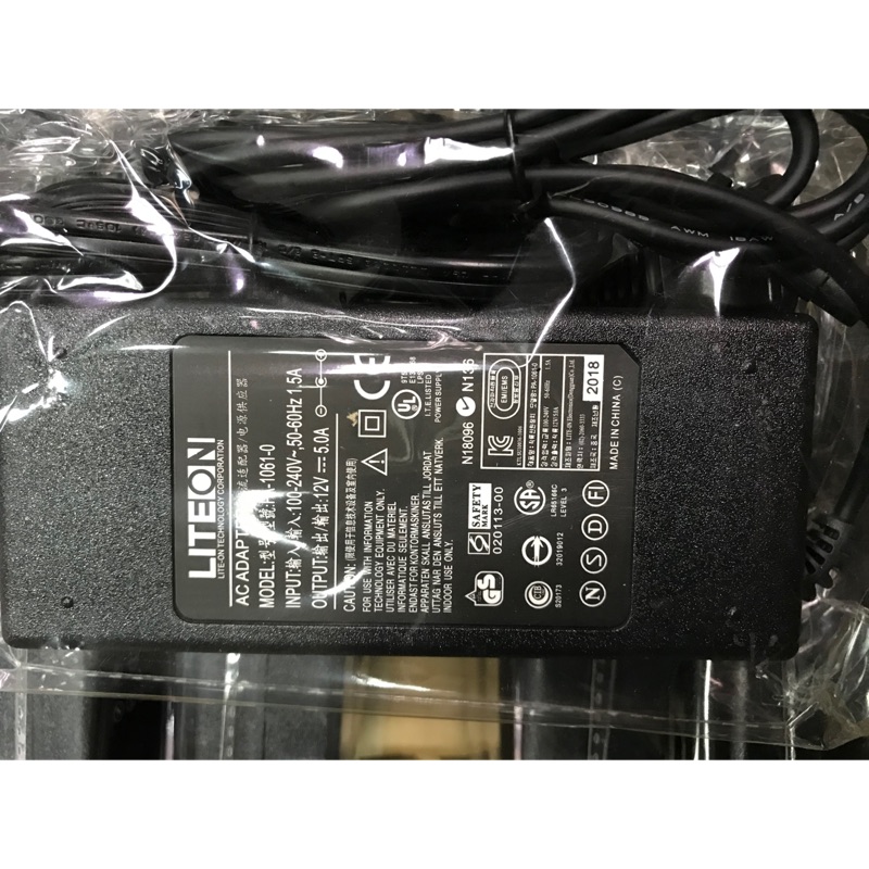 建興大廠LITEON 12V5A電源適配器 變壓器 CE認證