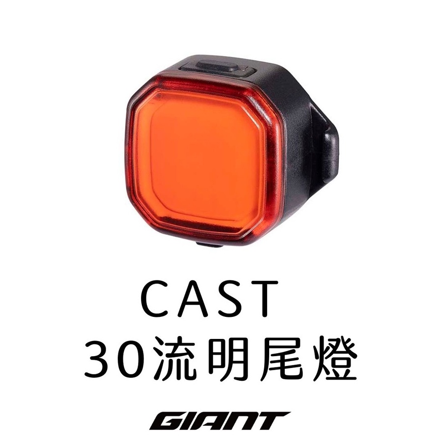 新款 GIANT CAST TL 30 充電型尾燈 giant cast 30 led 尾燈 車燈 單車尾燈