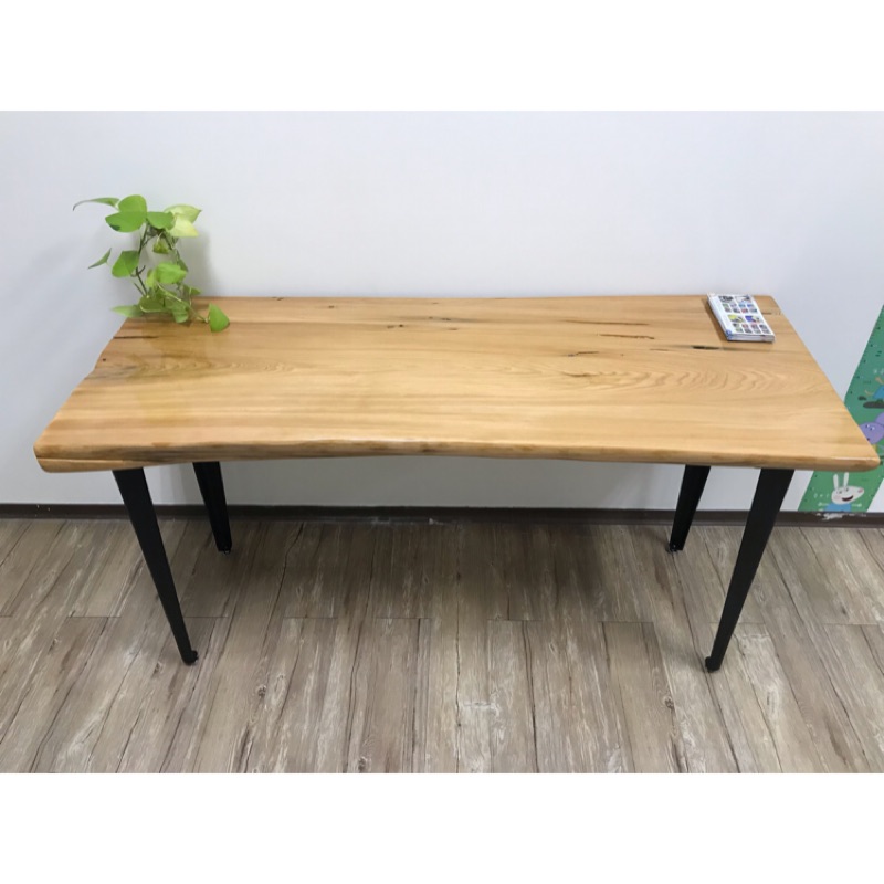 台灣檜木桌 泡茶桌 紅檜桌 書桌 餐桌 會議桌 工業風家具 採 鐵藝桌腳