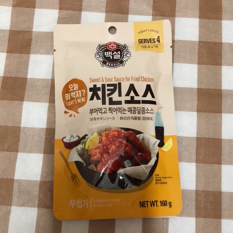 韓式炸雞調味醬CJ牌160g