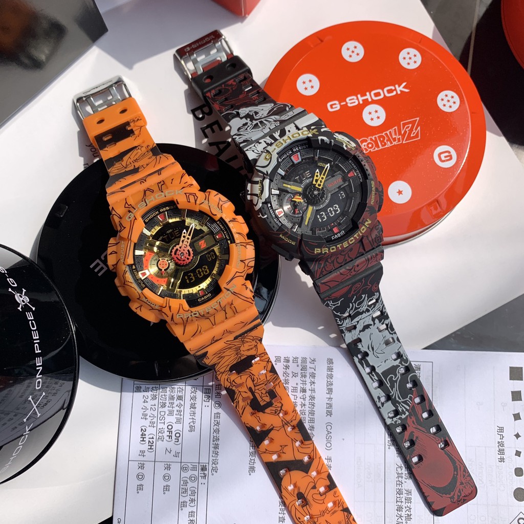 4 7上新 卡西歐七龍珠聯名限量手表男g Shock X 悟空z絕版ga 110jdb腕表 蝦皮購物