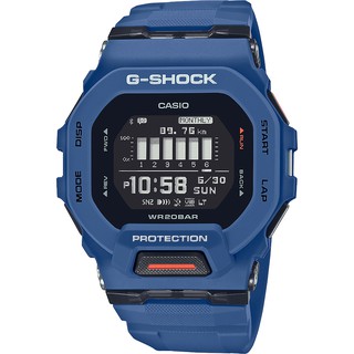 ∣聊聊可議∣CASIO 卡西歐 G-SHOCK 纖薄運動系藍芽計時手錶-海軍藍 GBD-200-2