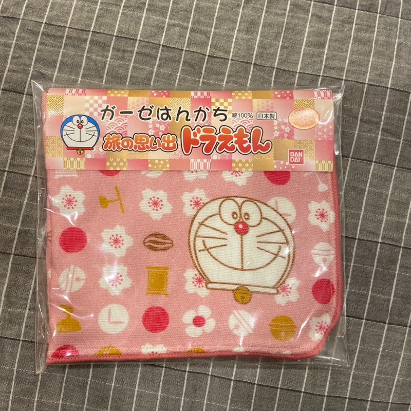 日本 哆啦A夢 小叮噹 手帕 方巾