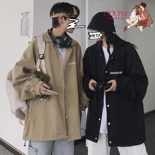 【COUPLE】💕💕外套春秋韓版的情侶裝寬鬆潮流日系oversize夾克上衣秋裝