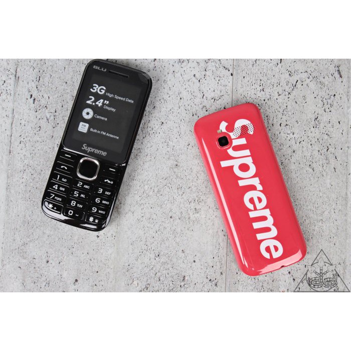 supreme blu burner phone