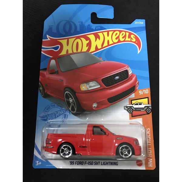 風火輪 hot wheels 99 福特 ford f 150 svt lightning 皮卡 貨卡 紅色 普卡