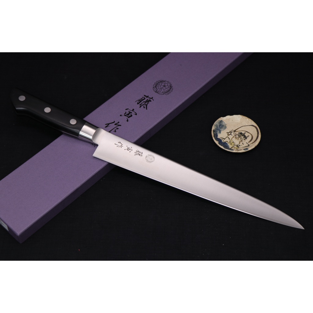 源助久 助久日本鋼ツバ付牛刀 ３００ｍｍ 開店祝い ３００ｍｍ