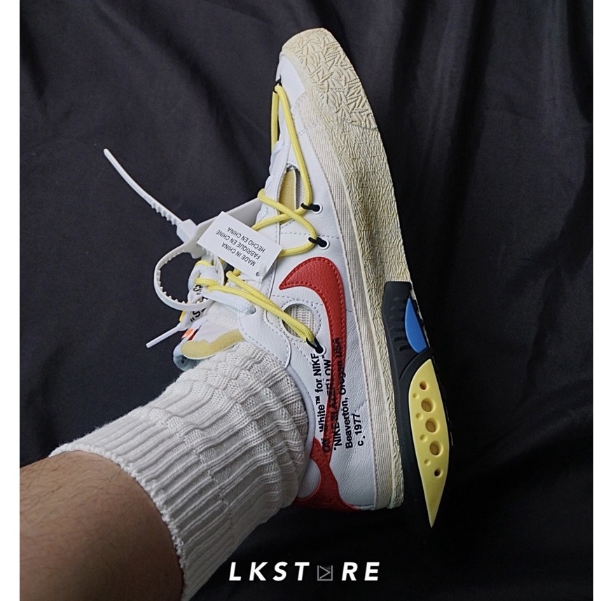 {LKSTORE} Nike Blazer Low '77 紅白 x Off White 解構 DH7863-100 #3