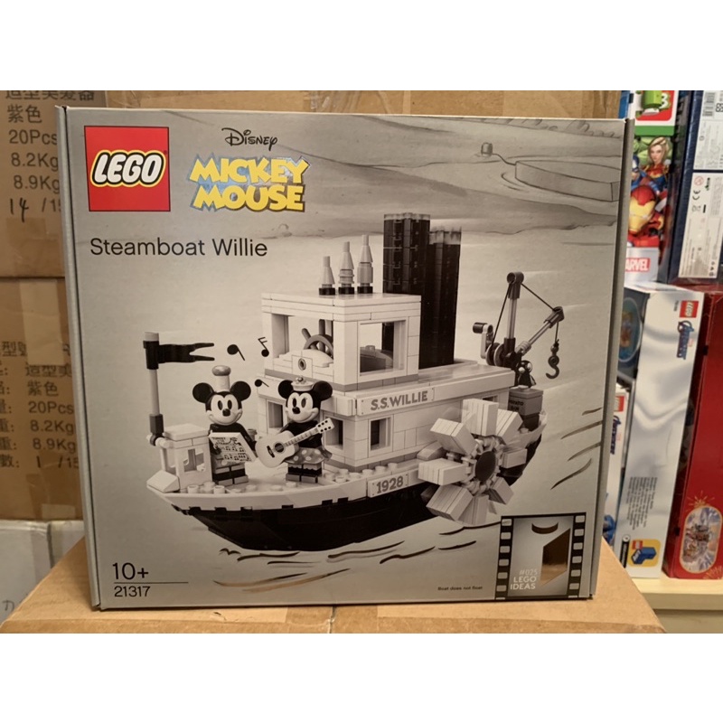【芳鄰自有收藏品】*現貨* LEGO 21317 米奇蒸汽船 蒸汽威利號 IDEA系列