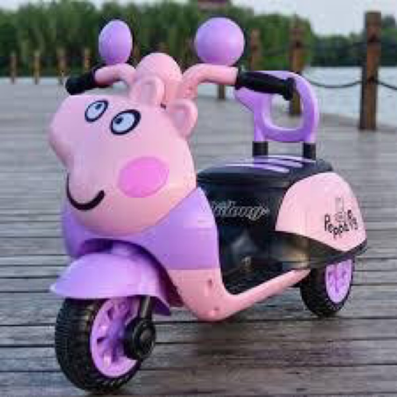 佩佩豬電動童機車 童車 可充電-小玩童親子商城