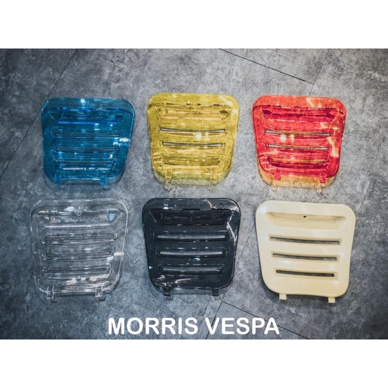 ［ Morris Vespa ] LX LT S 引擎進氣蓋 胸蓋 中心蓋 通風蓋 三孔 進氣蓋 透明 燻黑 素材