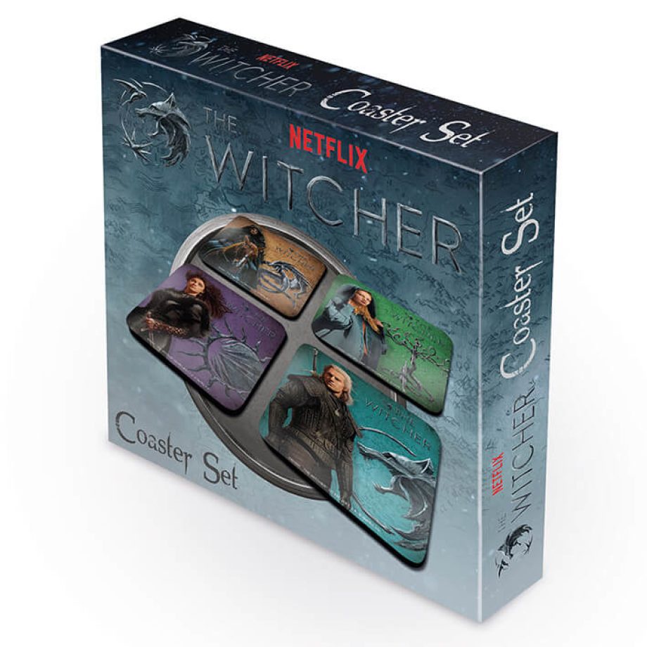 【NETFLIX】獵魔士 主角群 英國進口杯墊組
