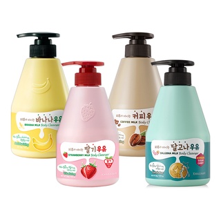 【KWAILNARA】潤白沐浴乳560g(咖啡牛奶/草莓牛奶/香蕉牛奶/椪糖牛奶)