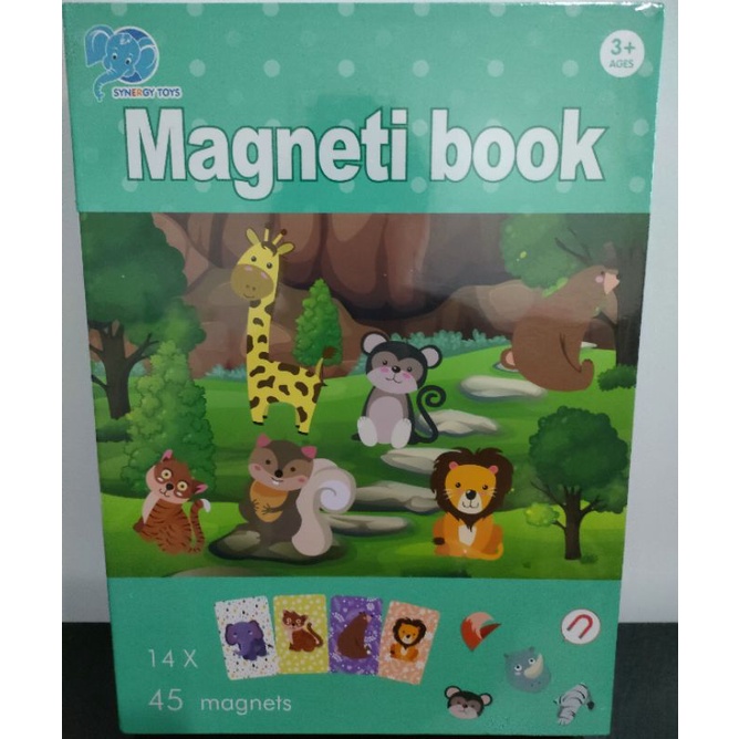 Magnetic Book 磁鐵書 - 森林動物  24小時出貨