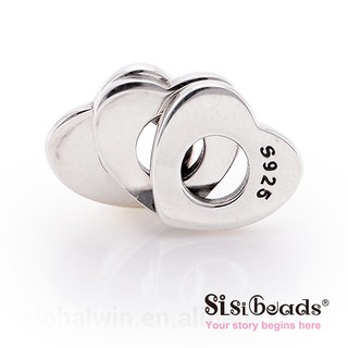 Sisibeads純銀手鍊 適PANDORA潘朵拉 三心二意 可轉動愛心珠飾串珠 全新代購 荷蘭純銀品牌