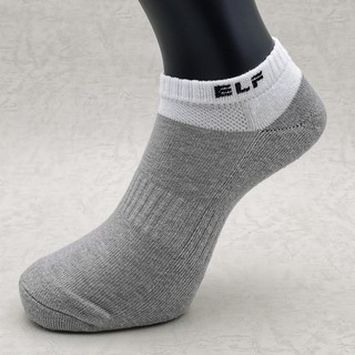 ELF 5811奈米竹炭束底船形氣墊-除臭襪<5雙入>