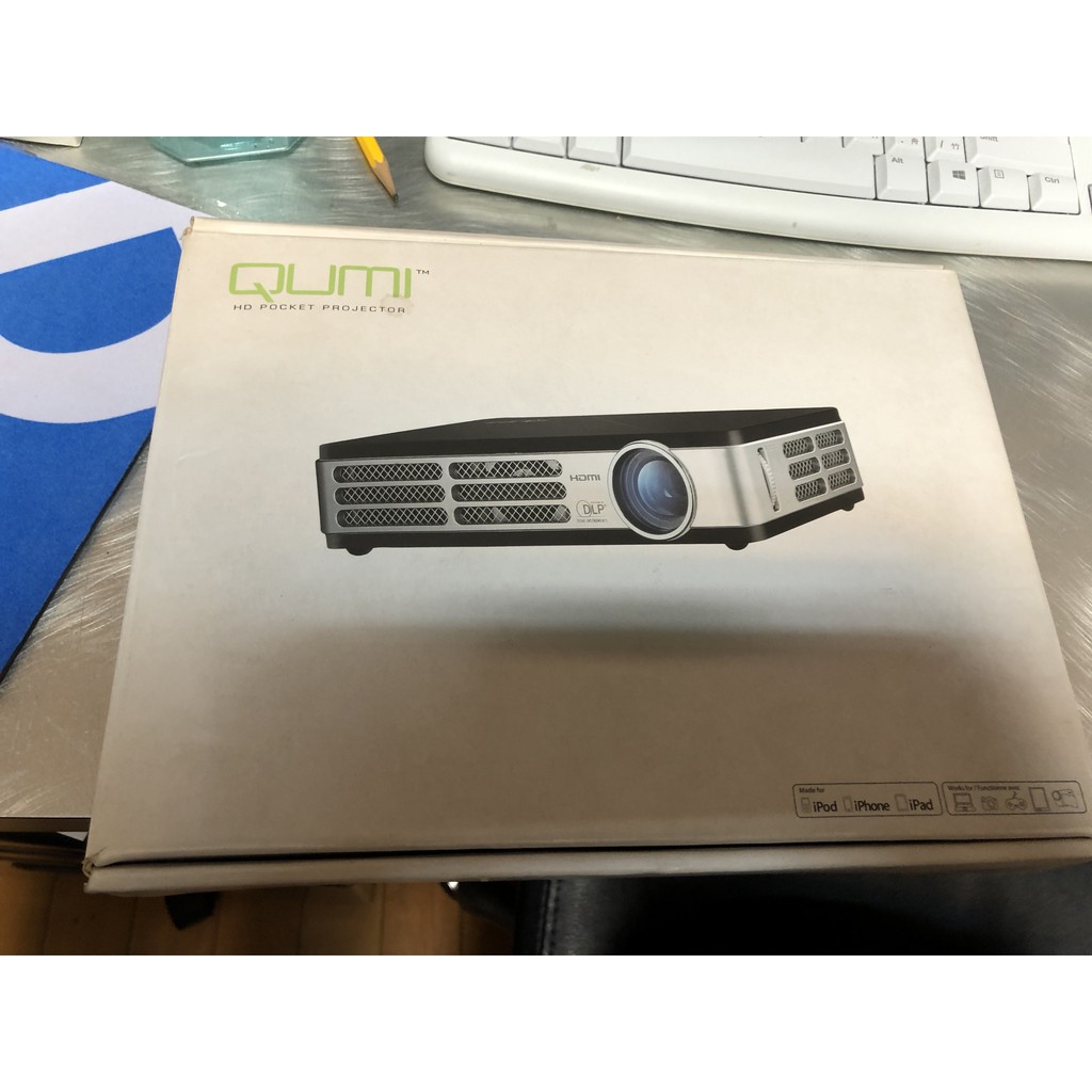 VIVITEK QUMI Q2迷你投影機-白色 迷你投影機-黑色 ( QUMI Q2-B ) hdmi vga 投影機