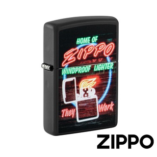 ZIPPO 霓虹燈設計防風打火機 48455 美國設計 官方正版 現貨 限量 禮物送禮 客製化 終身保固