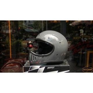 GU CAMP騎士部品 （現貨） Gallop M2 內建鏡片 輕量 山車帽 全罩式 復古安全帽 復古水泥灰