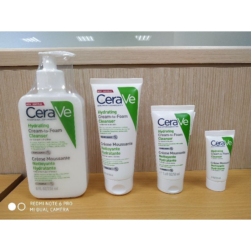 CeraVe適樂膚 溫和洗卸泡沫潔膚乳 100ml/50ml/15ml