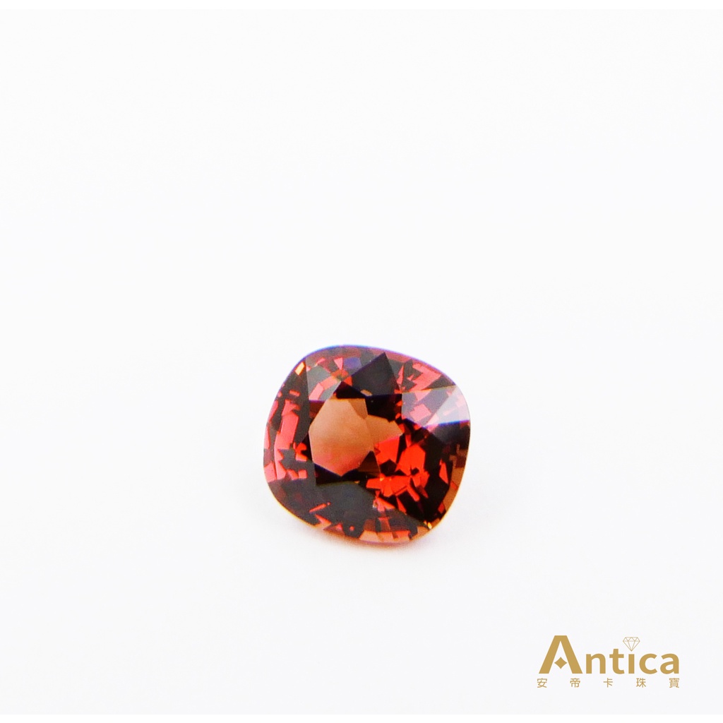 【Antica】尖晶石 Spinel 紅色 長方形 0.99克拉 緬甸 非 絕地武士尖晶石（經理推薦）安帝卡珠寶