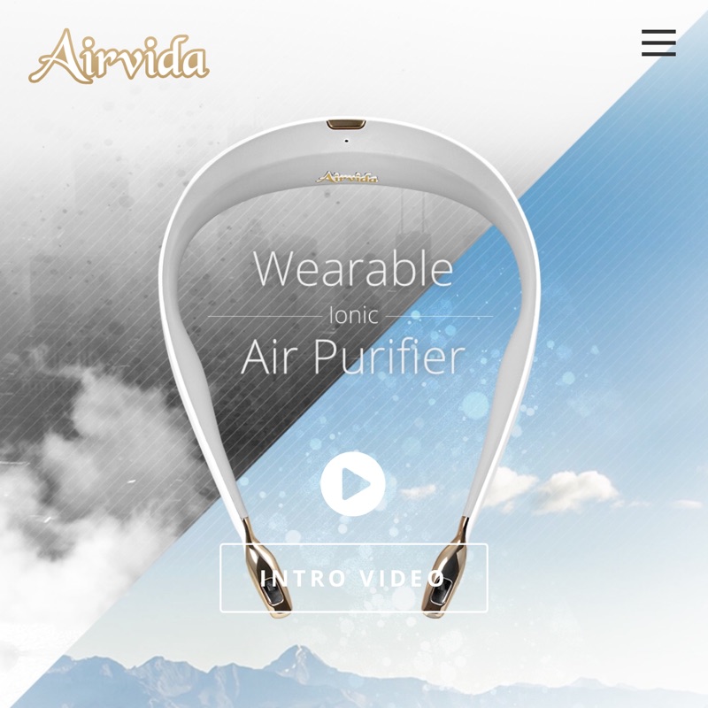 Airvida 穿戴式負離子空氣清淨機_個人隨身型