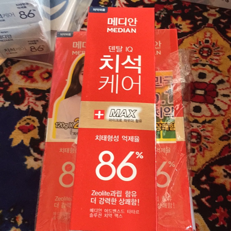韓國皮諾丘牙膏 韓國MEDIAN 86%強效牙膏