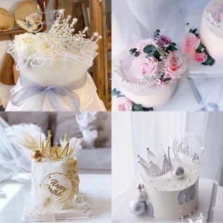 日派對烘焙裝飾品皇冠蛋糕裝飾擺件成人女王皇冠公主兒童皇冠