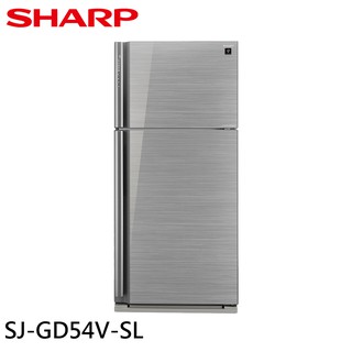 SHARP 夏普 541L 自動除菌離子 變頻雙門電冰箱 SJ-GD54V-SL 大型配送