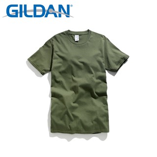 C19 Nisha GILDAN 76000 【軍綠】素T 短袖 寬鬆短袖 上衣 短袖上衣
