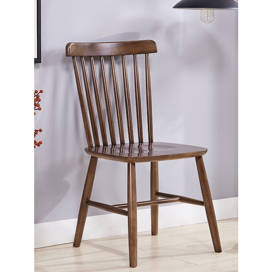 整裝發貨 餐椅 溫莎椅 木頭椅子 北歐實木溫莎椅 簡約咖啡廳實木椅子 餐桌椅