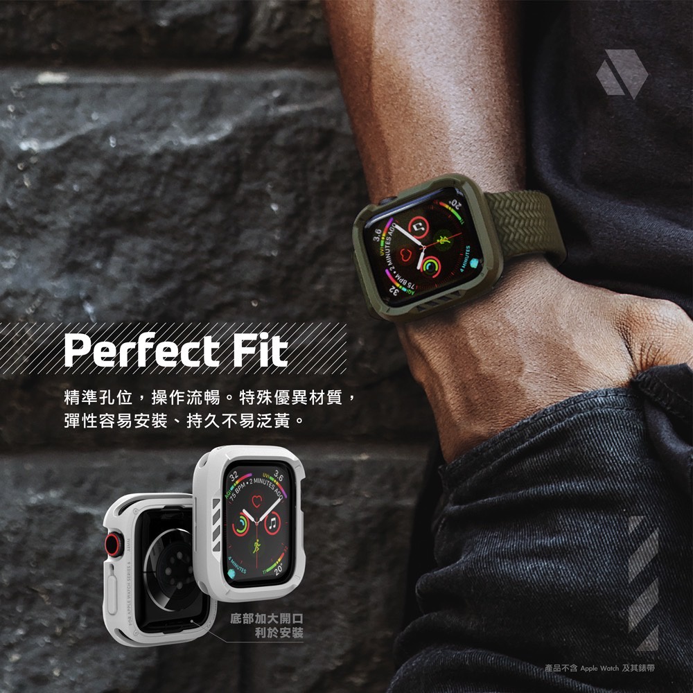 特價【JTLEGEND】Apple Watch S7 S6 S5 SE 44mm 45mm ShockRim防摔保護殼