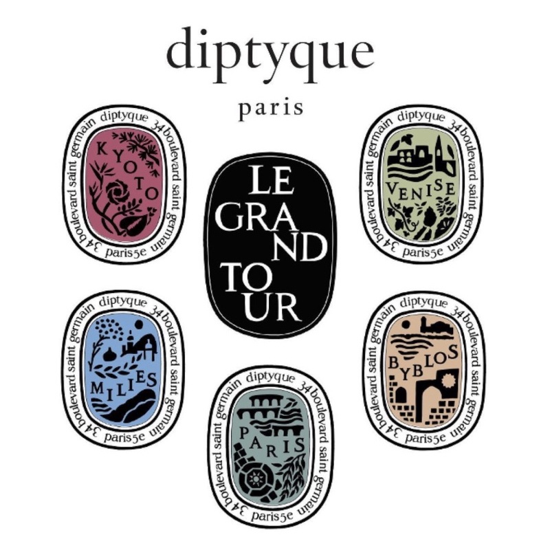 Diptyque 🌎 壯遊 Le Grand Tour 巴黎 米里斯 朱拜勒 威尼斯 京都 淡香水 蠟燭 香氛蠟 COS