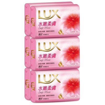 Lux 麗仕柔嫩香皂水嫩柔膚85g X 6入 蝦皮購物