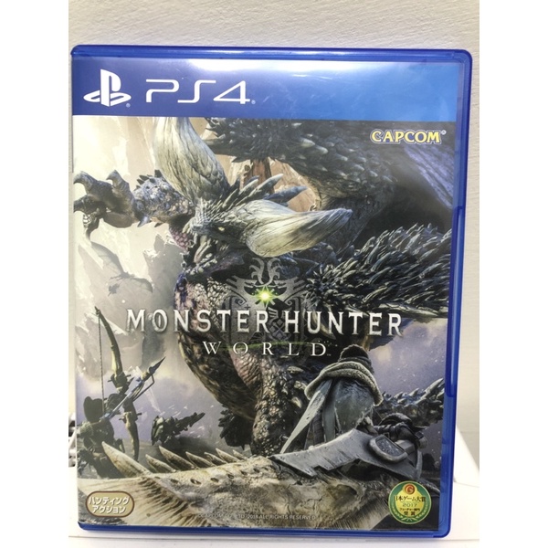 二手 PS4 魔物獵人世界 中文版