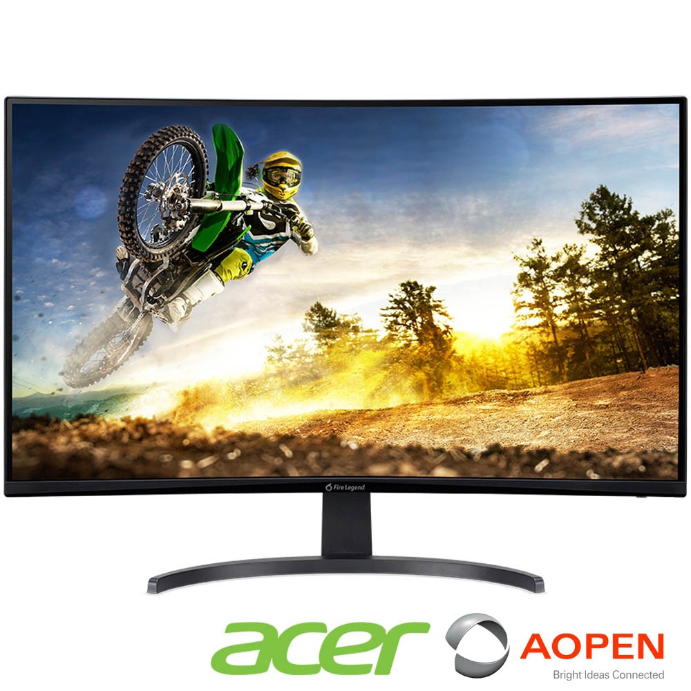Aopen 32HC5QR S 32型曲面 窄邊框電腦螢幕 (VA面板/HDMI/DP) 現貨 廠商直送