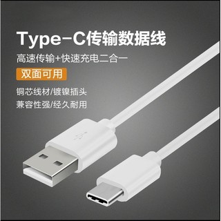 Type-C充電線 type c 數據線 / type c公對公