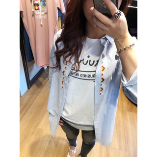 💋現貨💋韓國民族風圖騰直條襯衫⋆ＳＴＡＲＳ ＳＥＬＥＣＴ⋆