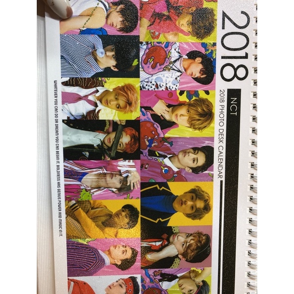 2018/2019 NCT日曆