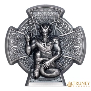 【TRUNEY貴金屬】2021馬恩島系列 - 科爾努諾斯角神紀念性銀幣/英國女王紀念幣