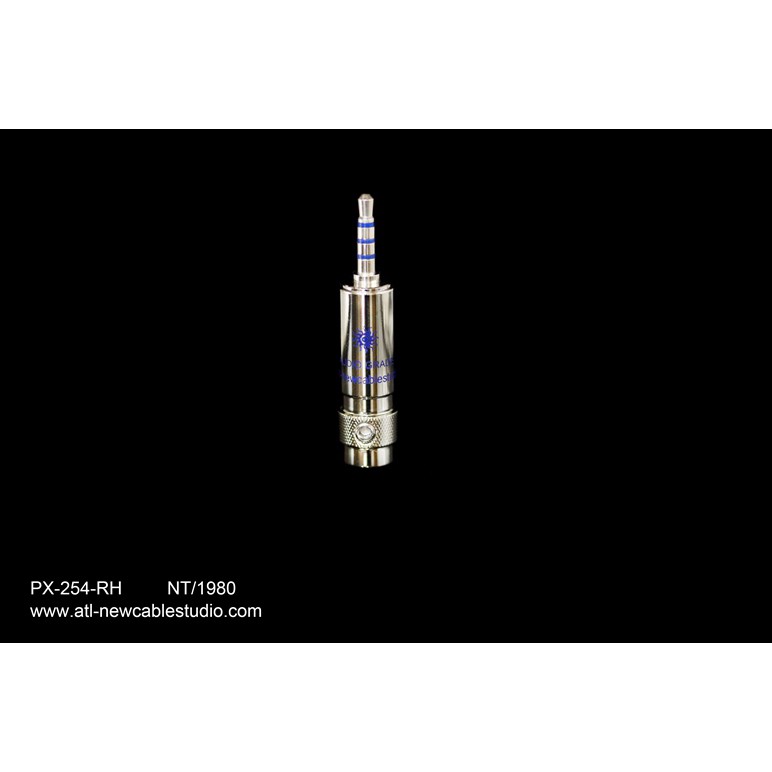 ATL PX-254RH ATL鍍銠 發燒級 2.5mm 4極平衡插頭    2.5mmTRRS PLUG  耳機升級線