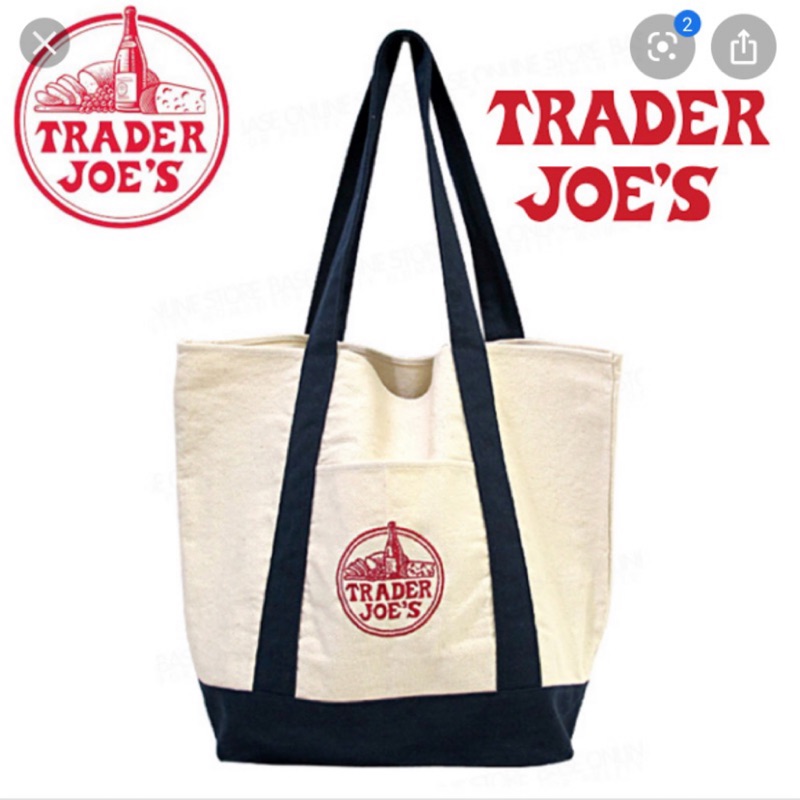 全新現貨 Trader Joe’s帆布購物袋