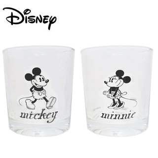 含稅 日本正版 米奇 米妮 迪士尼 玻璃水杯 玻璃杯 200ml 透明水杯 Disney Mickey Minnie