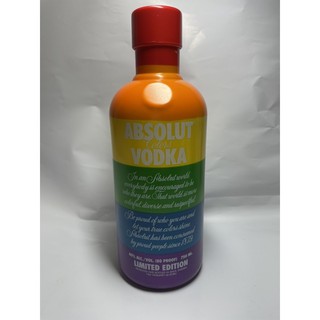 ［空瓶/收藏品］absolut vodka 絕對伏特加 限量彩虹瓶