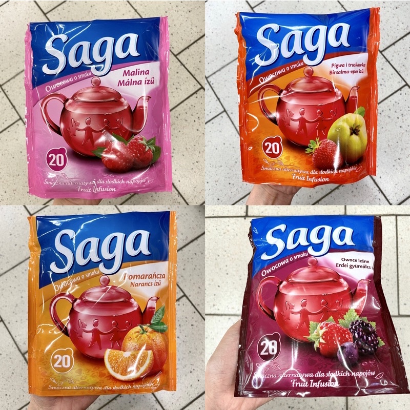 波蘭代購—Saga水果茶34g 茶包