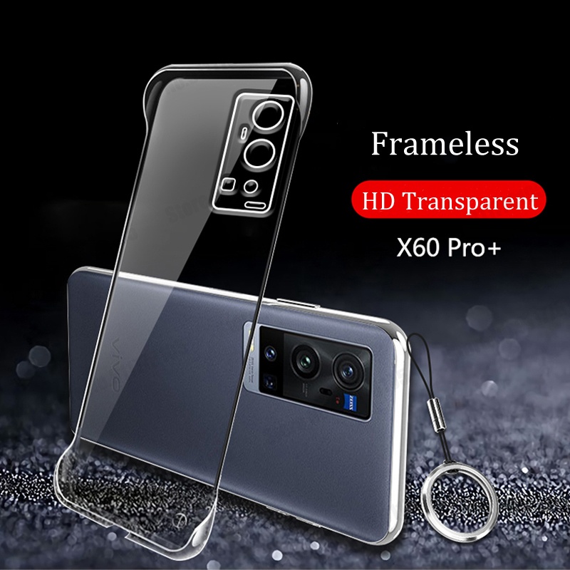 超薄透明無框手機殼 Vivo X100 X90 X80 X70 X60 X50 Pro Plus IQOO 12 11