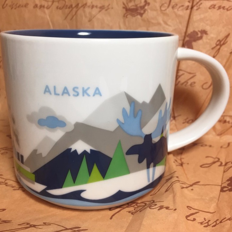 [熊老大] 星巴克城市杯 美國 Alaska 阿拉斯加 YAH